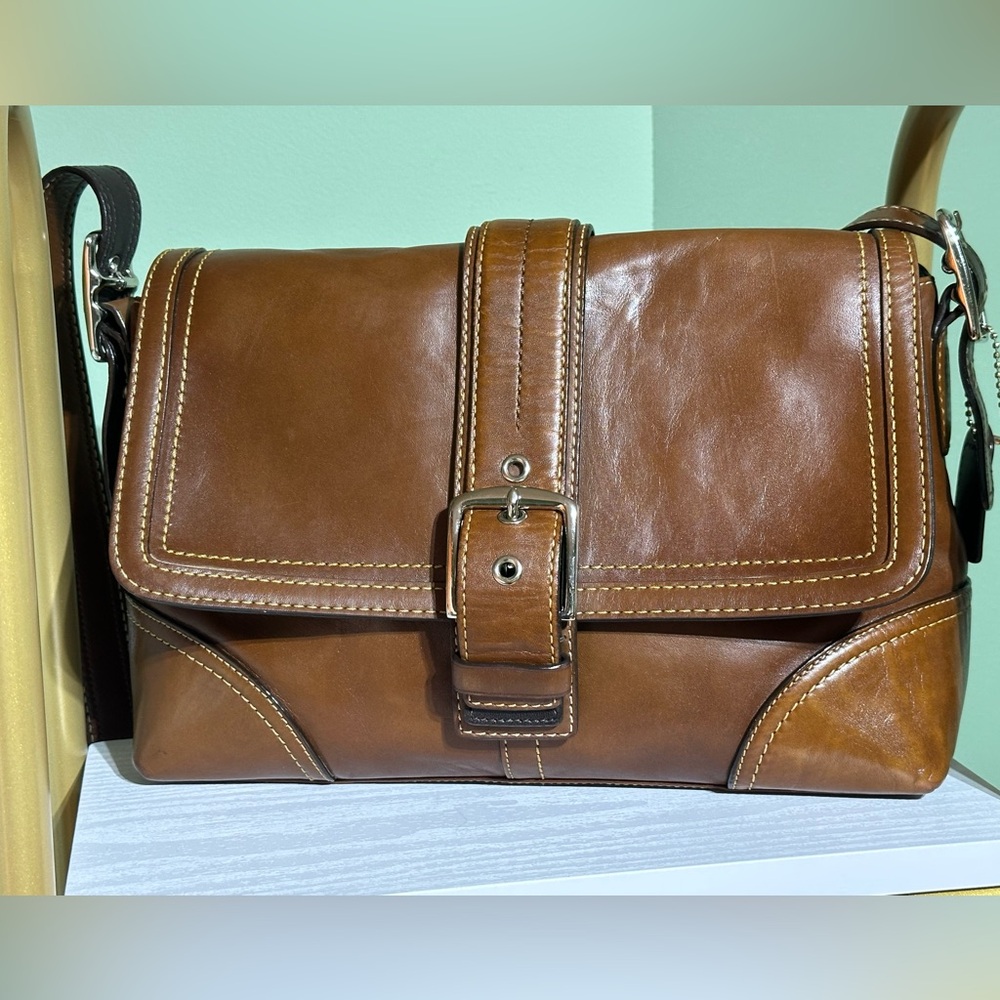 COACH Hampton Leather Crossbody